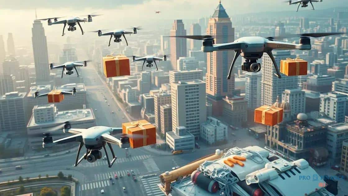 Advances in autonomous drones for delivery services