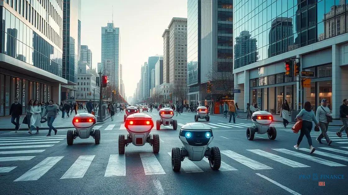 The development of autonomous robots for urban infrastructure