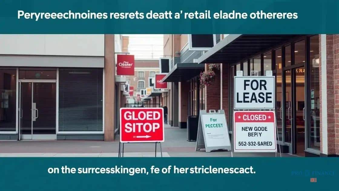 Economic impact of widespread retail store closures